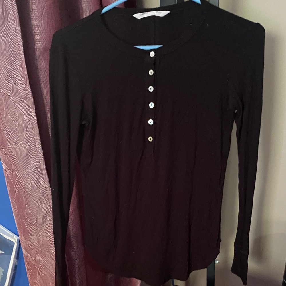 Black Long Sleeve Top